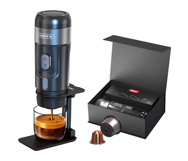 HiBrew Przenośny ekspres do kawy 3w1 z etui 80W H4A-premium - 1120766 - zdjęcie